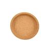 Coaster, Strong Heat Insulation Cork Coaster, Anti-Slip Performance Round Cork Coaster with Three-Dimensional Rim Design