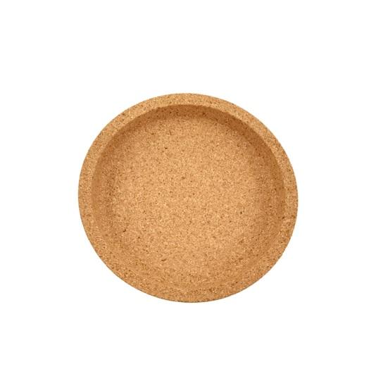 Coaster, Strong Heat Insulation Cork Coaster, Anti-Slip Performance Round Cork Coaster with Three-Dimensional Rim Design