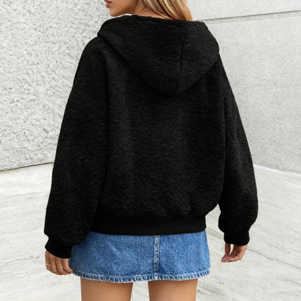 Women's Solid Color Thick Long Sleeve Fashion Coat Jacket