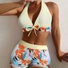 Women S High Waist Split Bikini Swimsuit For Swimming