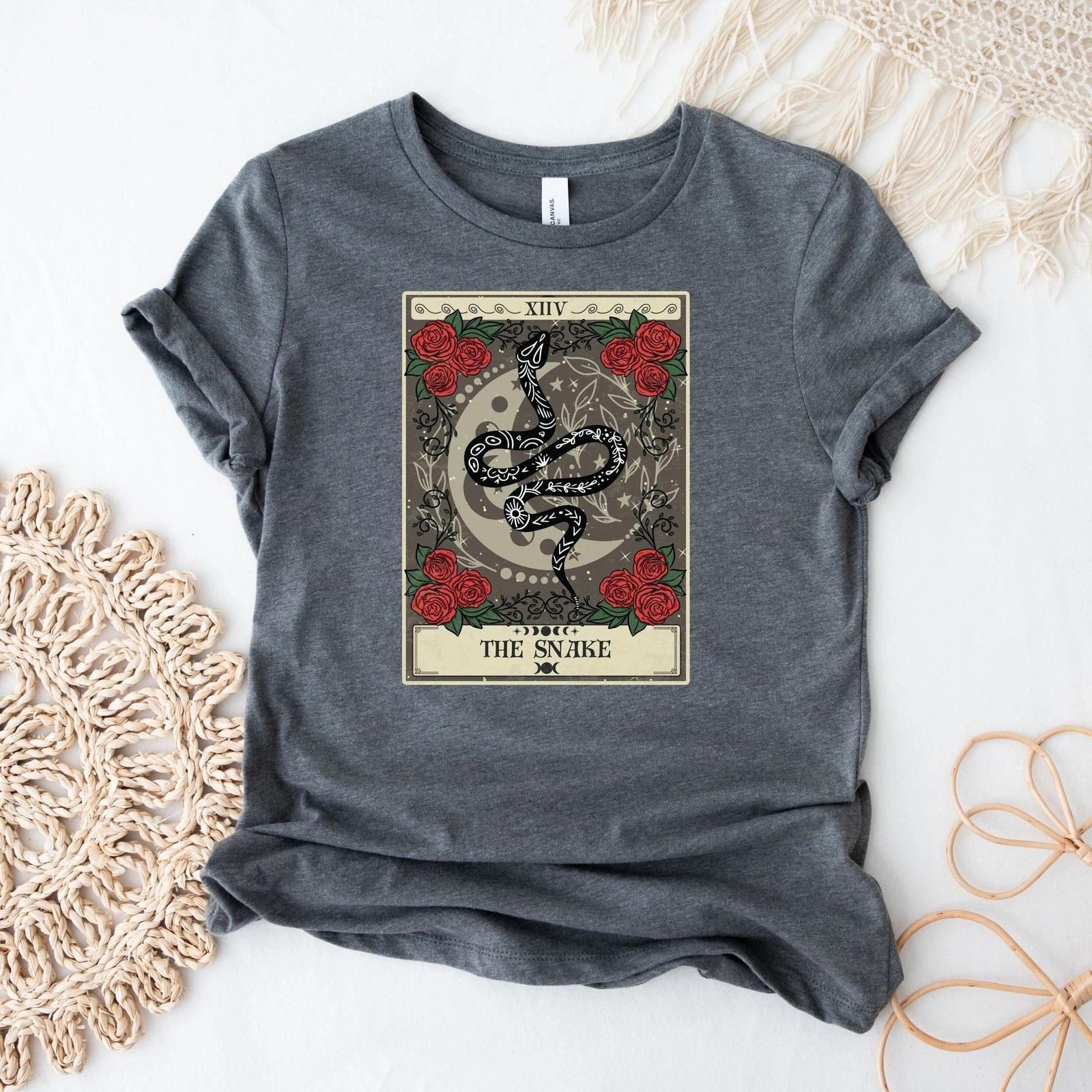 The Snake Tarot Card Shirt XL