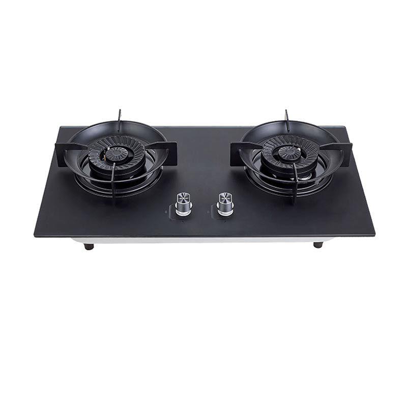 Dual-Burner Natural Gas Stove with Internal Rotation & High Firepower