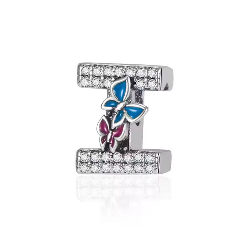 Charms Lettres Papillon Amour Perles Cuivre Convient Bracelet Fin Fabrication Bijoux DIY