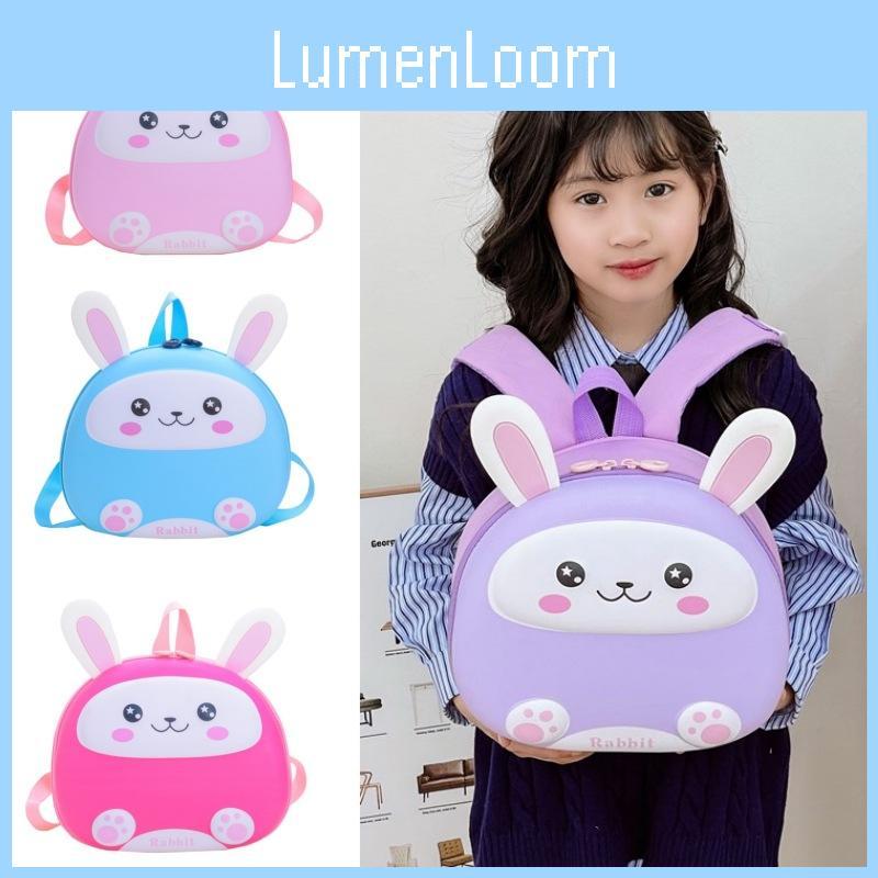 Adorable Pink Cartoon Hard Shell Backpack For Kids Age 2 To 5 Years