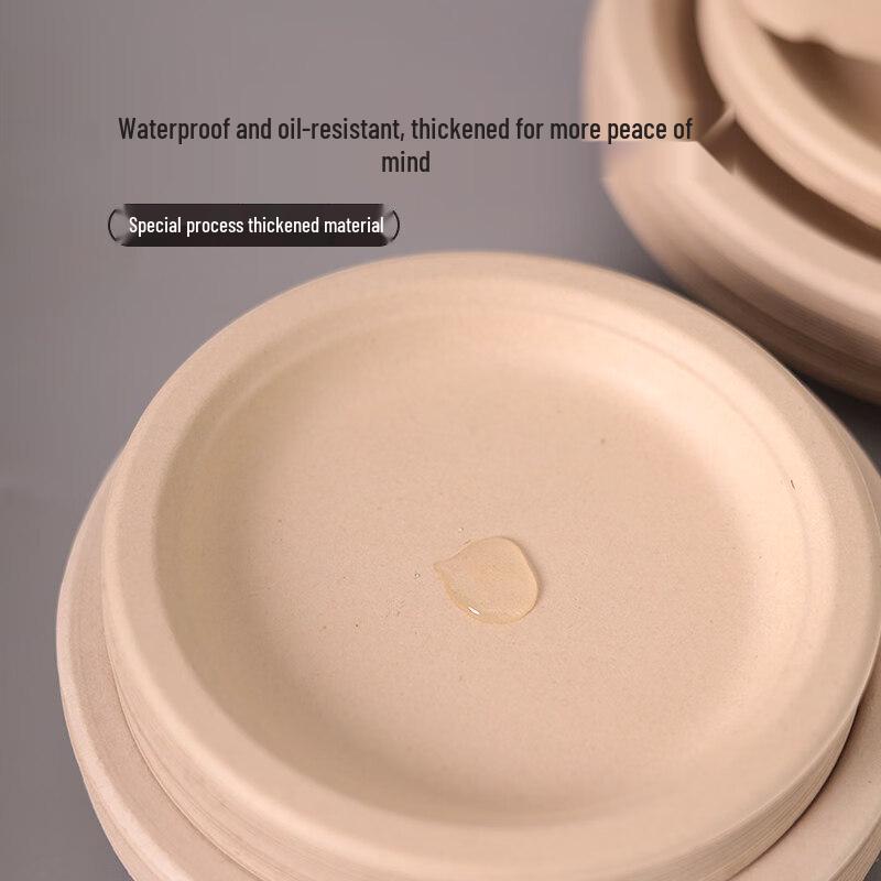 Biodegradable Wheat Straw Disposable Plates & Dishes