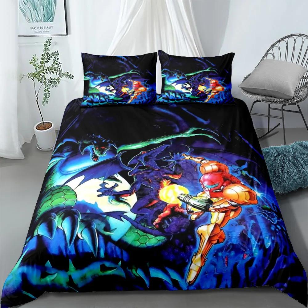 Rudolph Squares Duvet Cover Set Without Sheet King Queen Double Full Twin Single Size Bed Linen Set