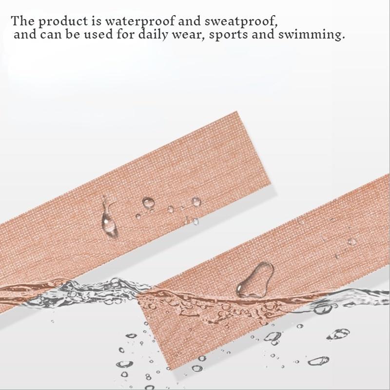 FINETOO Bandă impermeabilă pentru sâni DIY femei mamelon Push Up sutien fără bretele Lifting 1 rolă 500 cm mamelon