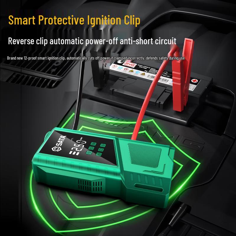 SATA D05114 Car Emergency Jump Starter & Air Pump