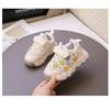 Girls sports shoes new spring and summer children's shoes girls fashion mesh breathable casual shoes embroidery flowers
