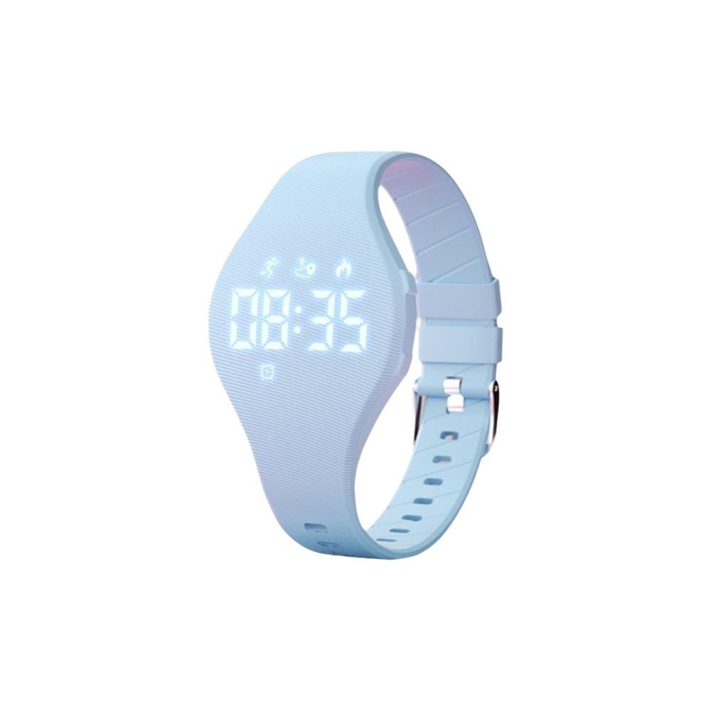 LED Digital Vibrating Alarm Clock Waterproof Electronic Watch Fashion Silent Wristband  Teenager