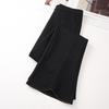 Women's Black Flared Pants - Spring 2025 High Waist Slimming Trousers