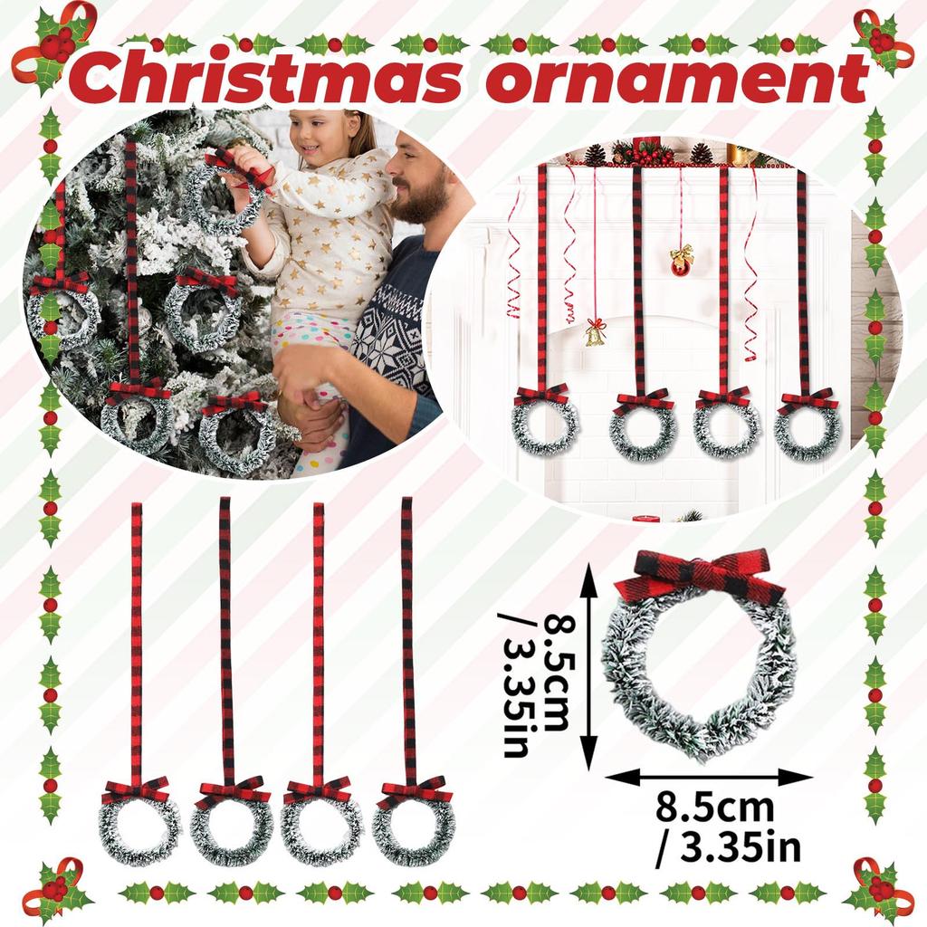 Christmas Cabinet Wreath Ribbon Christmas Wreath With Berry Bow Wreath Grass Strip