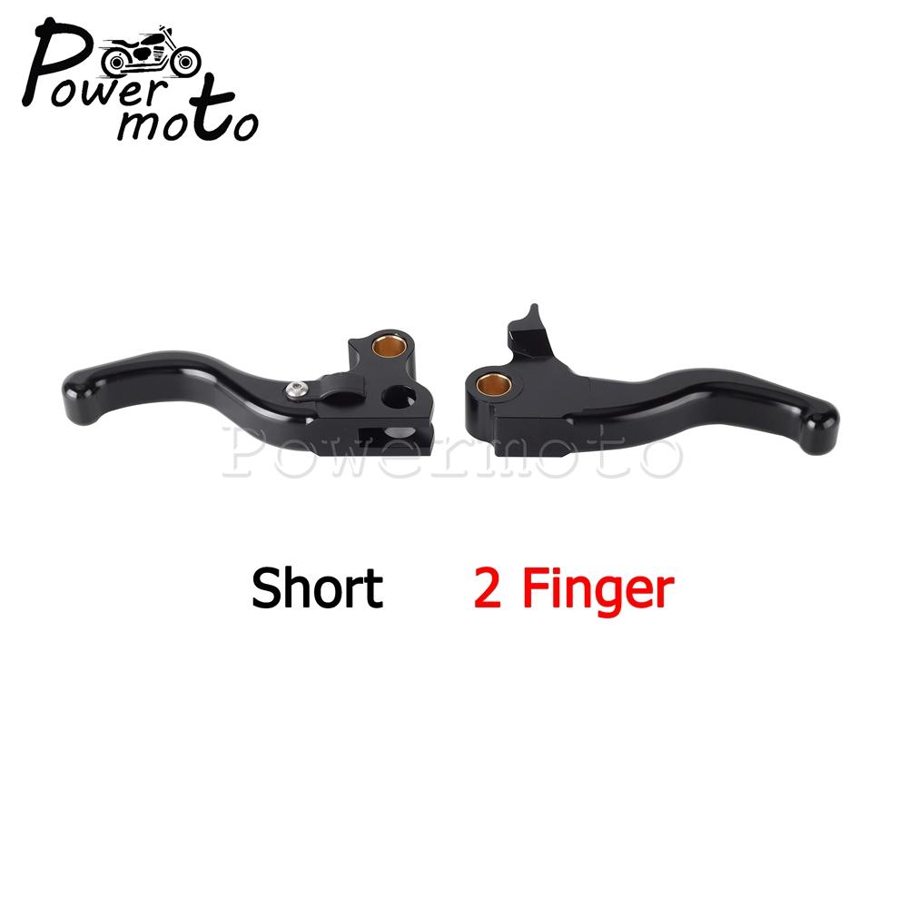 For Harley Dyna Brake Clutch 2-3 Finger Handle Levers Fits Wide Glide CVO SE Street Bob Low Rider Fat Bob Super Glide 1996-2017