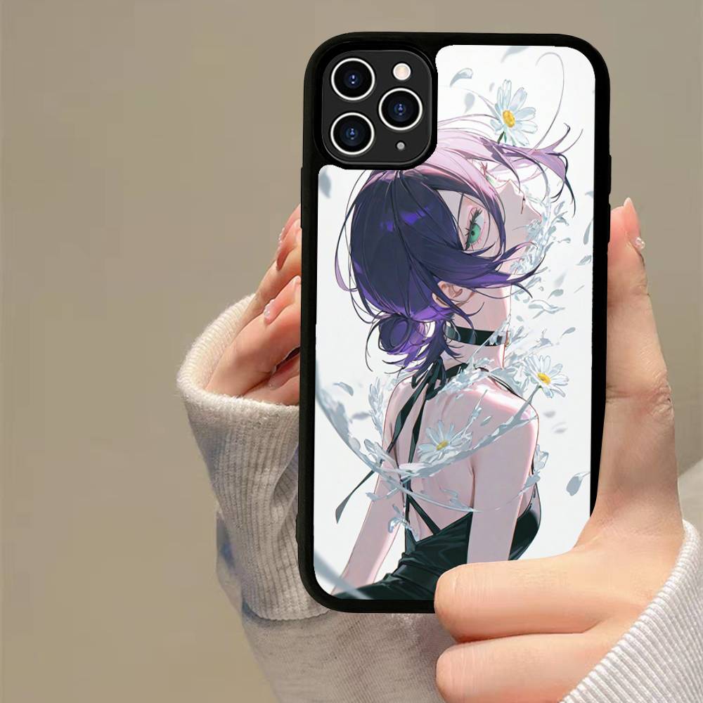 Chainsaw Man The Movie Reze Arc For iPhone 17 16 15 14 13 12 11 Mini Pro Max Plus PC+TPU Back Phone Cover