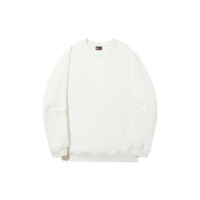 Li Ning Vital Series однотонный свитер с круглым вырезом, унисекс, толстовка цвета слоновой кости AWDT701-3