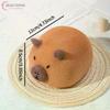 Bath PU Sponge Capybara Shaped Bath Sponge Ball Soft Foaming Back Scrubber For Kids Gentle Exfoliating And Massage Cleaning Tool