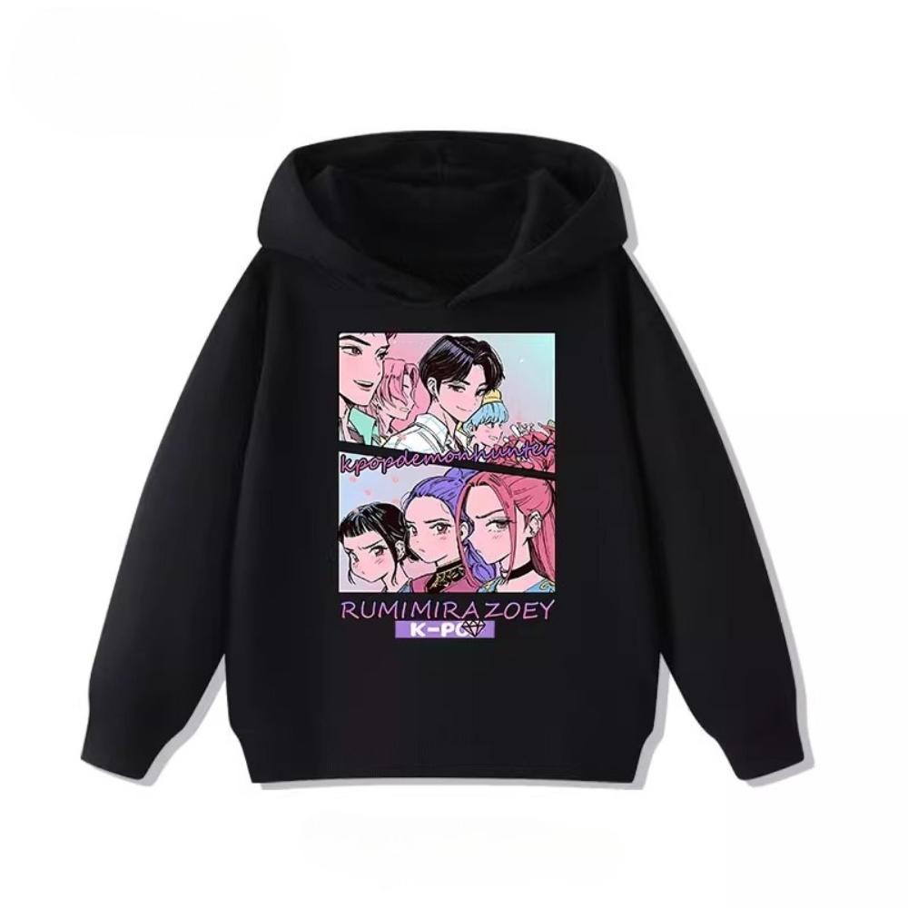 

Korean Popular Kpop Demon Hunter Children s Sweatshirt Boys and Girls Clothing Autumn and Winter Warm Children s Hoodie 100