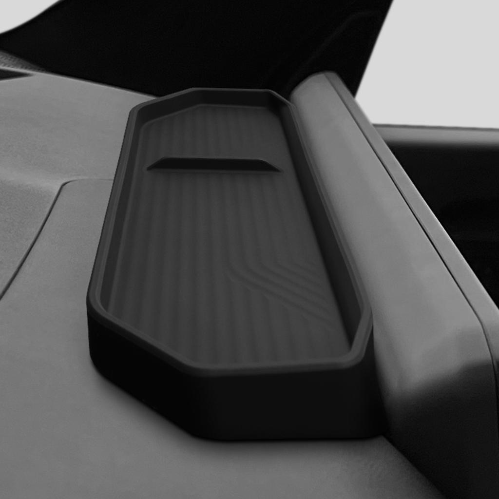 For Kia EV9 2025-2025 Car Dashboard Tray Silicone Center Console Hidden Storage Box Behind Screen Tidying Interior Accessories