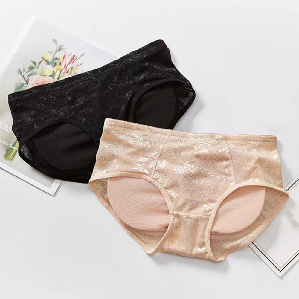High Waist Padded Butt Underwear Seamless Women's Push Up Shaper Hip Shapewear Panties  Women