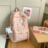 Embroidered Backpack For Girls With Waterresistant Nylon Material For Casual Travel