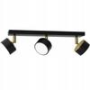 Lampa sufitowa plafon sufitowy reflektor czarny złoty gx53 polska lampa led