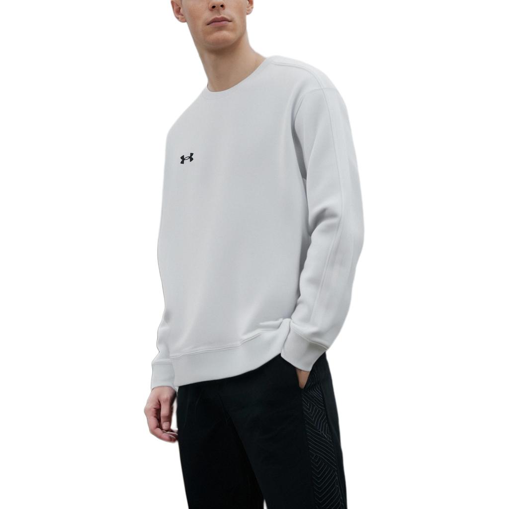Under Armour Sweatshirts Men's White Crew Neck Moderate Regular 24600304-100