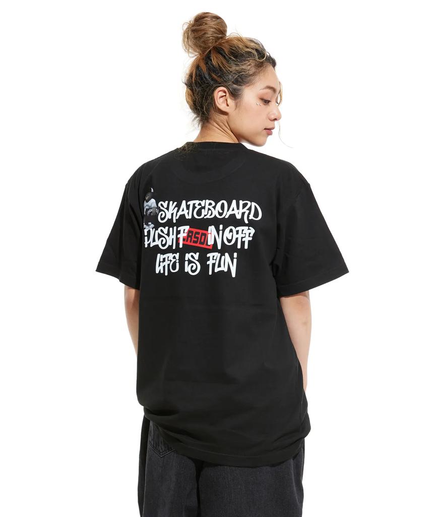 CREAM SODA LAB [2Pack] Backstreet Short Sleeve T-Shirt Black (White) White (Black)