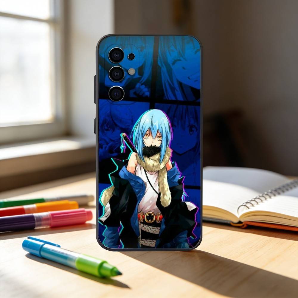 R-Rimuru-U Tempest T-Tensei Phone Case For Samsung S25,S24,S21,S22,S23,S30,Ultra,S20,Plus,Fe,Note,10,9,5G Black Cover