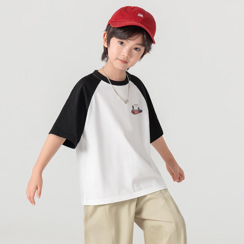 Boy's Cool-Feel Skateboard Print Raglan T-Shirt