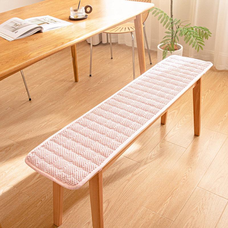 Thicken Long Bench Cushion Chair Mat Soft Seat Pat Non-Slip Wooden Bench Sofa Mat Stool Seat Pat Garden Patio Lounger Cushion