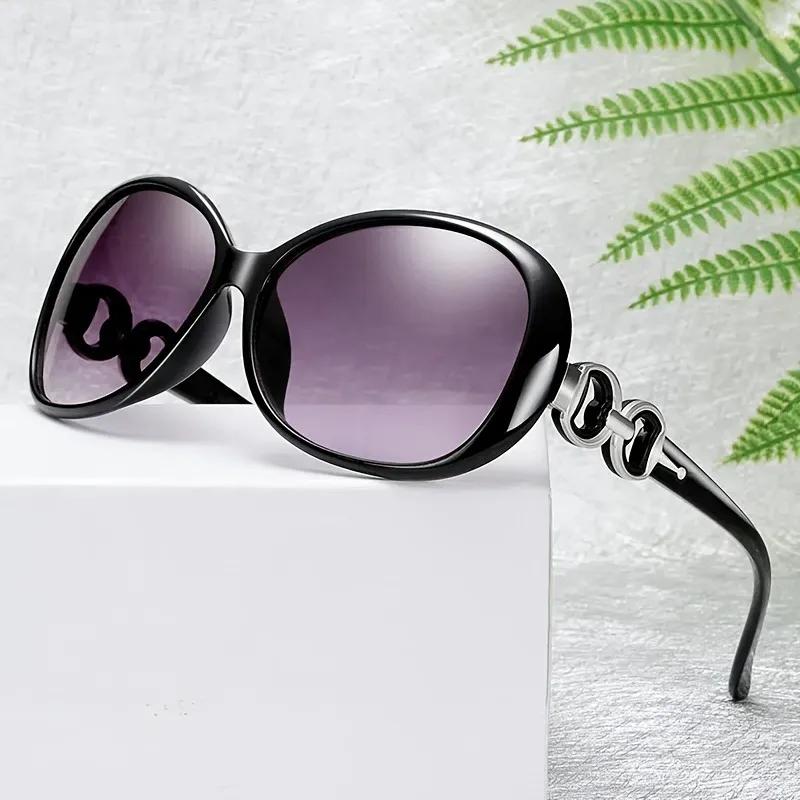 New Large Frame Oval Shape Sunglasses Women's Brand Designer Fashion Sun Glasses Women's Outdoor Driving Travel Eyewear UV400
