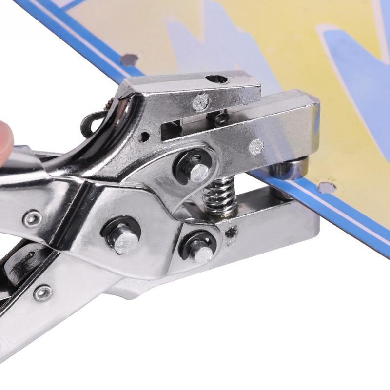 Multi-Function Hole Punching Pliers Belt Punching Tool with Metal Guard Ring
