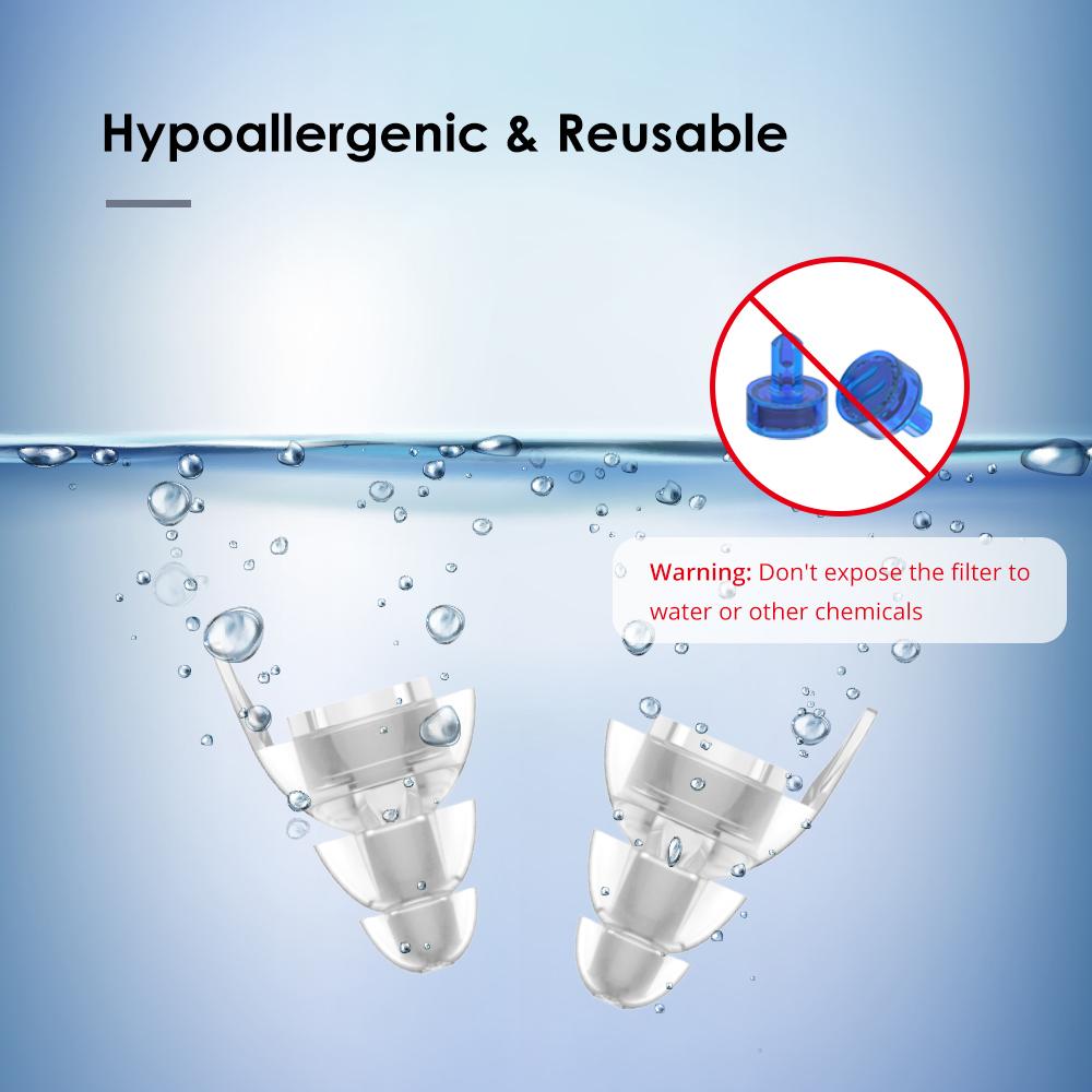 Music Festival Ear Plugs Noise Cancelling Sound Insulation Earplugs Hearing Protection for Sleeping Concerts Motorcycle Party