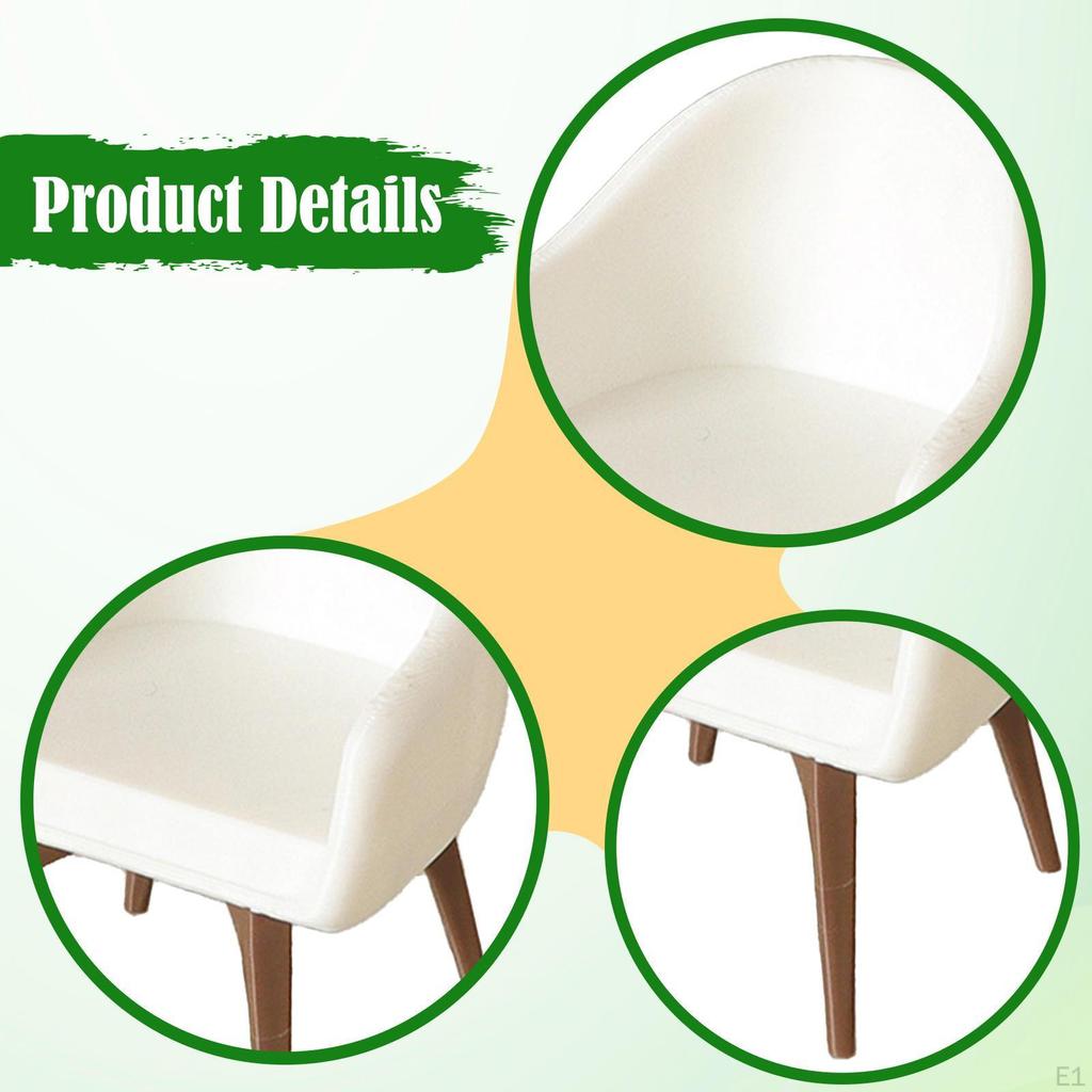 Dollhouse Chair Mini Armchair Miniature Furniture Toy,High Back Model,for DIY