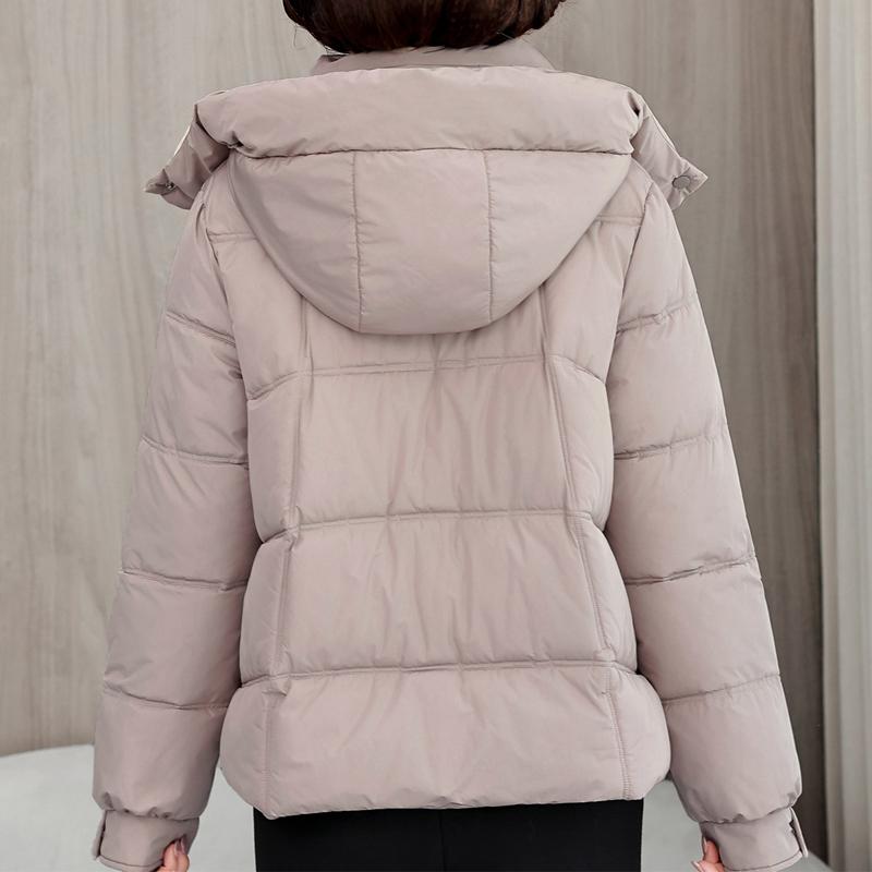 Plus Size L-5XL Middle Age Female Coat Winter Jackets Hooded Loose Thick Warm Women Parkas