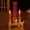 LED Electronic Incense Burner & Candle Holder for Buddha Offering