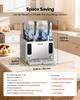 Slushie Machine, 3L/100oz X 2 Tank Slushy Machine for Home, No Ice Needed Frozen Drink Maker, Margarita Maker with Self-Cleaning, for Frozen