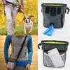 Nylon Dog Training Treat Snack Pouch - Convenient Waist Shoulder Bag For Pet Walking And Feeding Accessories 