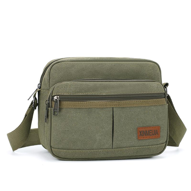 

Модная парусиновая одноплечевая сумка Унисекс дорожная сумка кроссбоди Повседневная уличная сумка-мессенджер в винтажном стиле