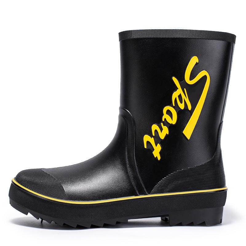 

Мужские дождевые туфли с резиновой подошвой, кухонные туфли, рабочие ботинки для безопасности, обувь для скалолазания и рыбалки, хлопковые ботинки на платформе 45