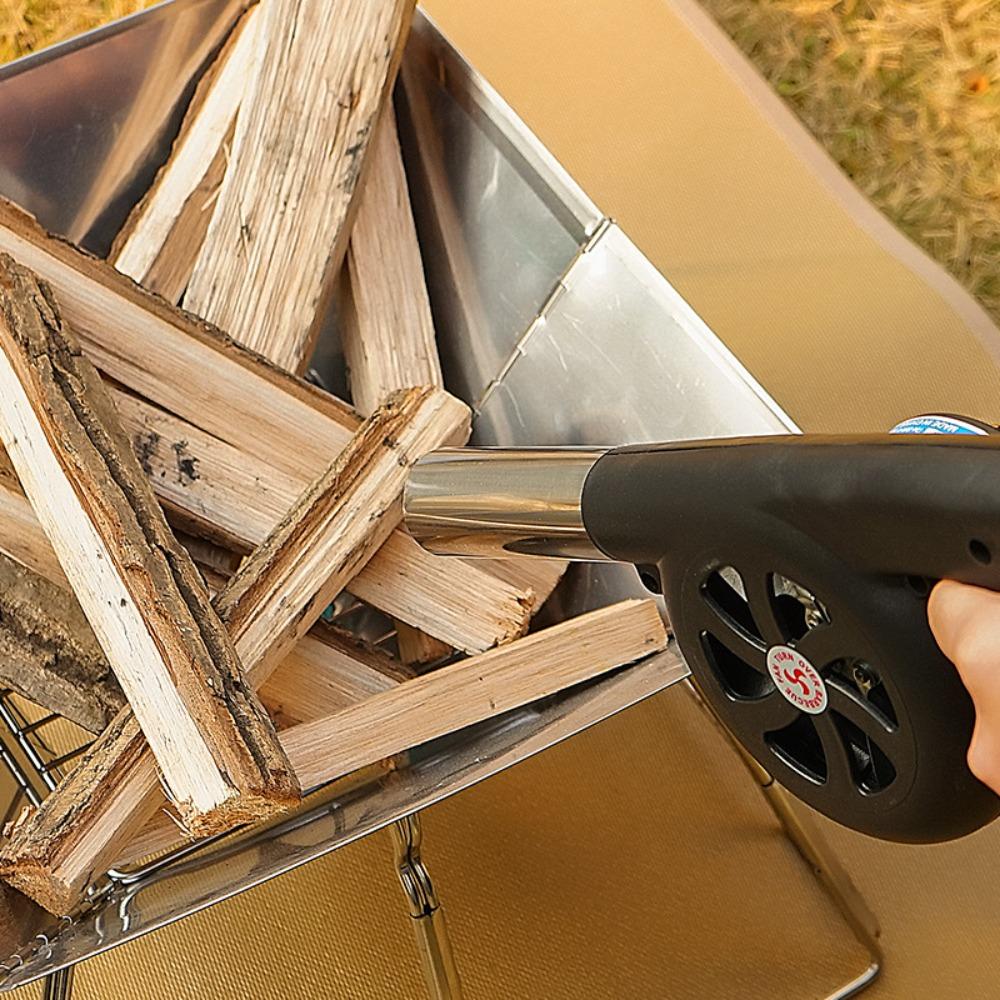 Hand Blower Household Hand Portable Barbecue Blower Small Hair Dryer Outdoor Barbecue Accessories Tools