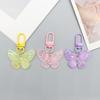 Butterfly Keychain Pendant - Colorful Acrylic Ornament for Bags and Earphone Cases