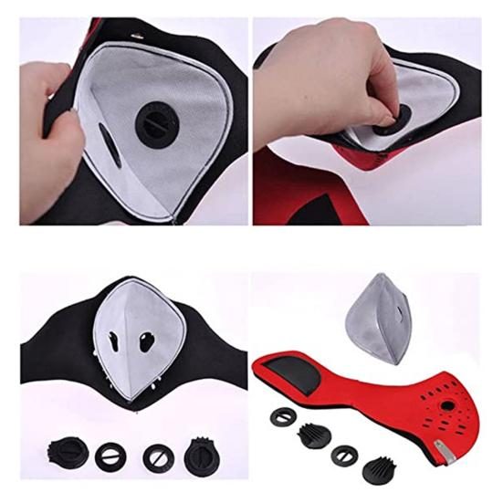 Mască unisex PM2.5 anti-praf, rezistentă la vânt, respirabilă, în aer liber, pentru ciclism