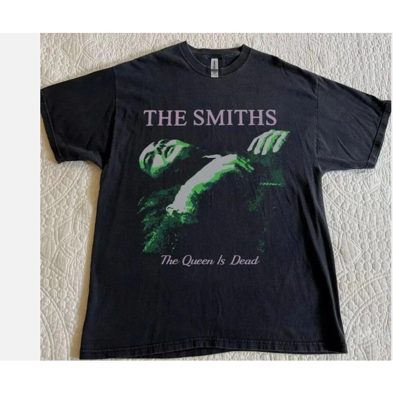 

90s T-shirt, The Smiths Band s The Queen Is Spring/Summer New Men s Casual Fashion Unisex T-shirt 5XL різнокольоровий