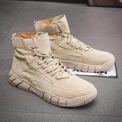 Chaussures en Toile pour Homme Mode Chaussures Plates Montantes Vulcanisées Baskets pour Homme Nouvelles Chaussures en Toile Décontractées pour Homme Baskets pour Homme