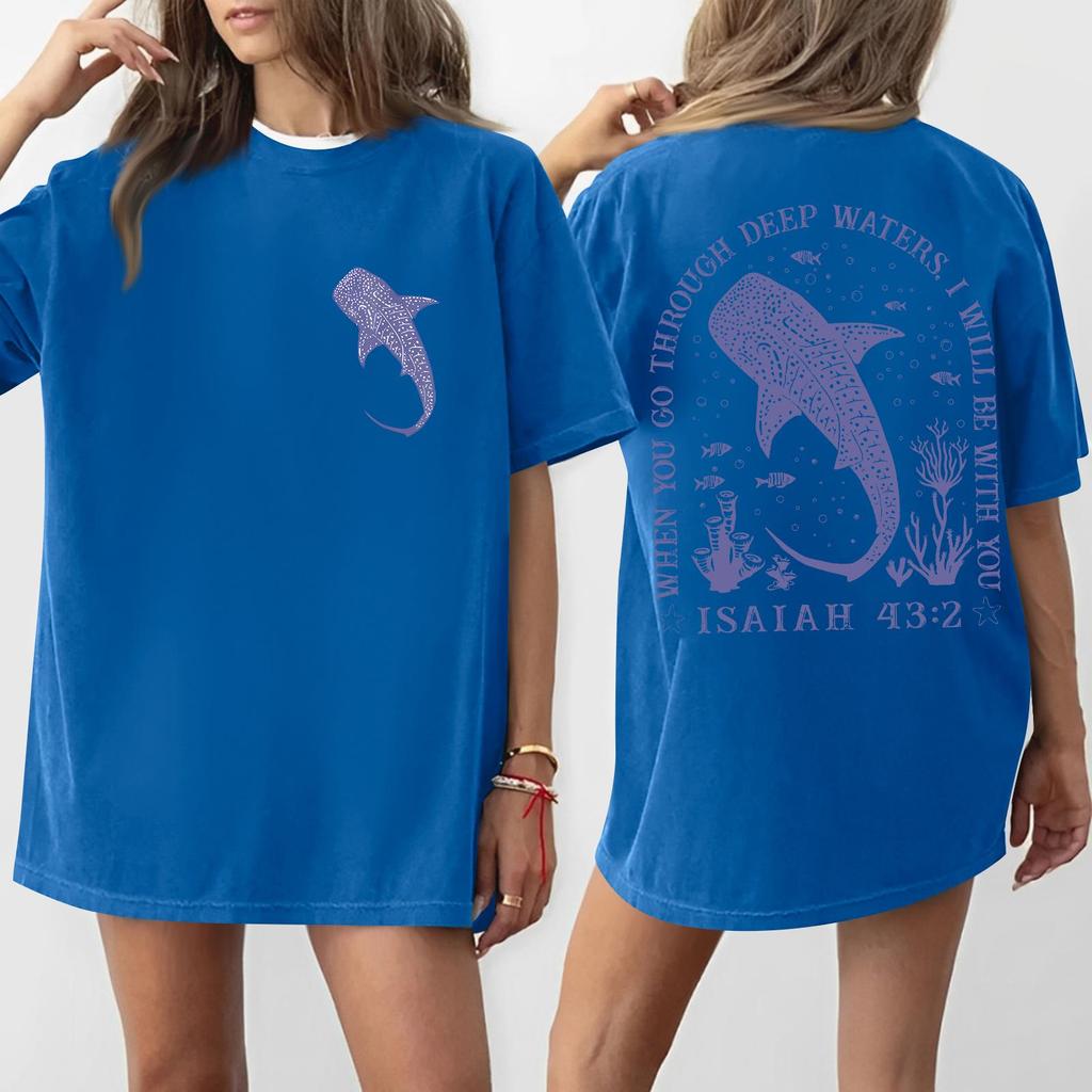 Women's Round Neck Printed Short-sleeved T-shirt Top