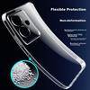 Freeson Phone Case for OPPO A2, Slim Full Coverage Shockproof Clear TPU Soft (With Ring Holder And Lanyard), Transparent