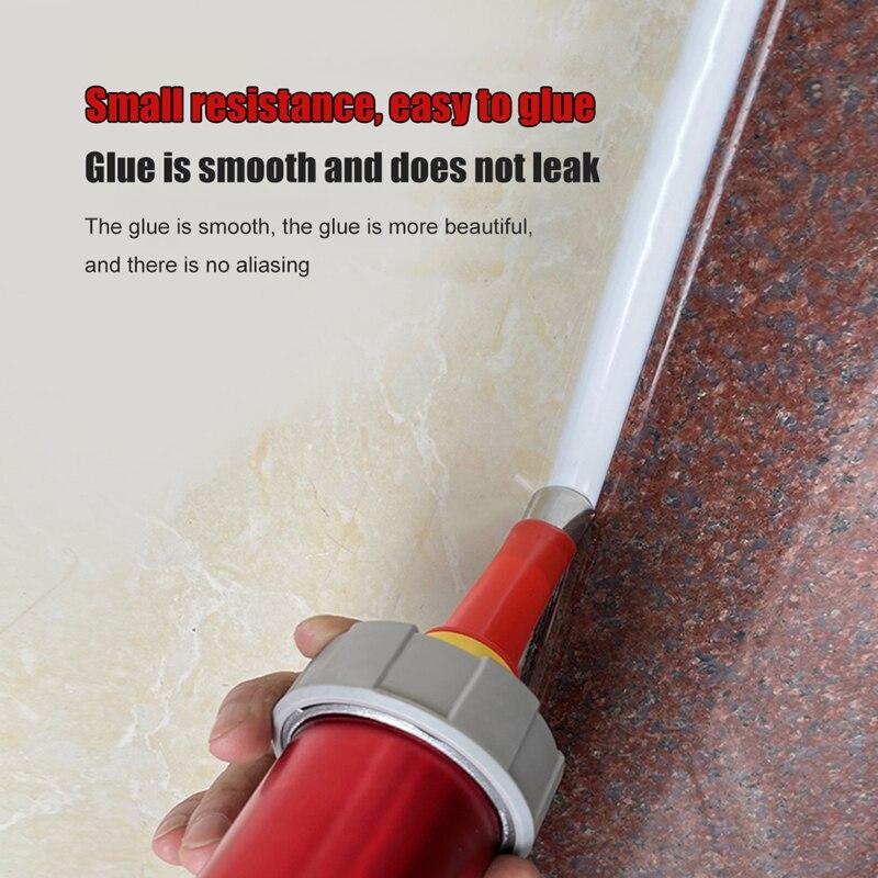Caulking Nozzle Stainless Steel Caulk Nozzle Applicators with Bases Caulking Finisher Sealant FinishingTool For Kitchen Bathroom