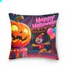 Halloween Pillow Cover Trick Or Treat Boo The Clown Single Side Printing Hidden Zipper Creative Style Home Decoration
