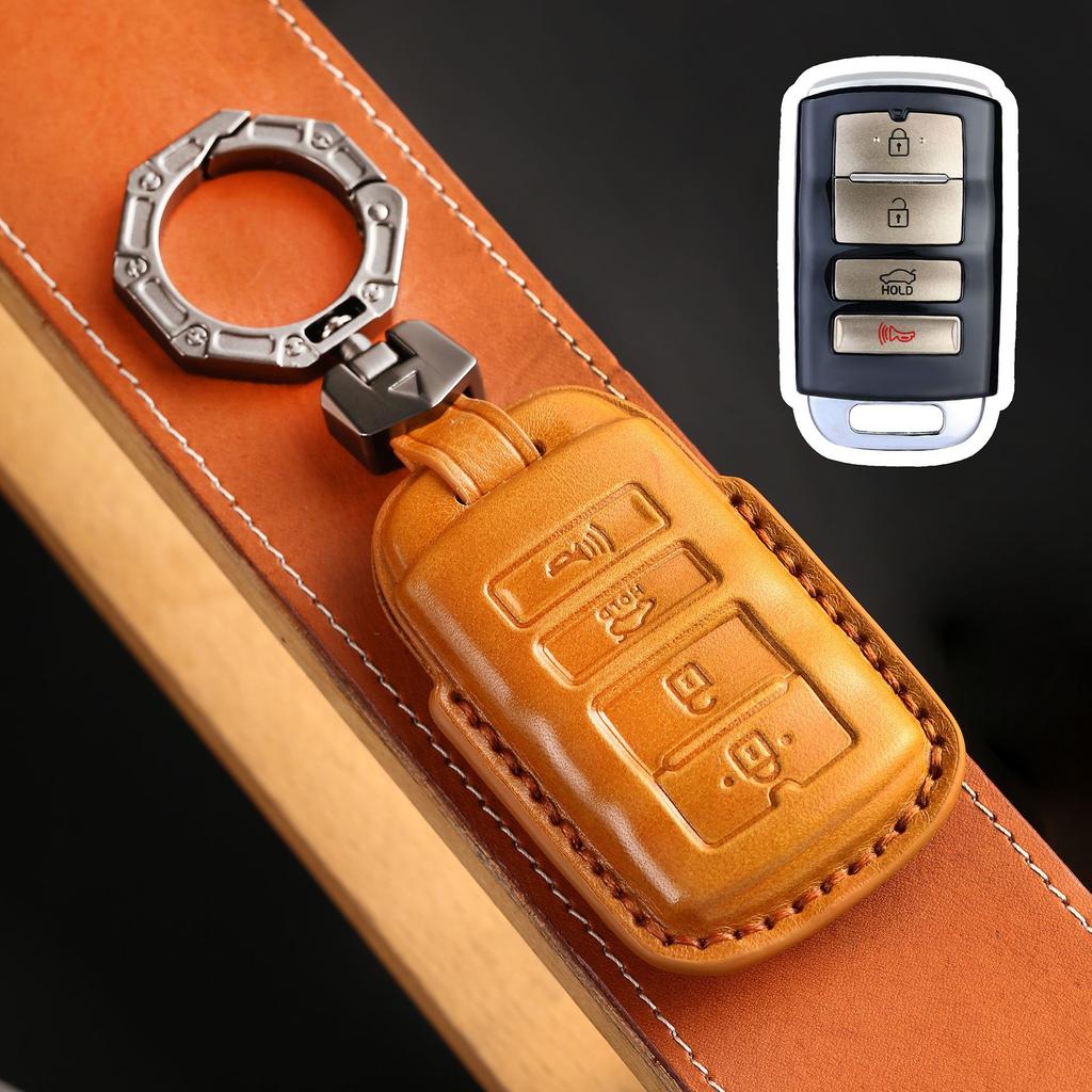 Korean Cross-Border Special Key Protective Case Is Suitable For Kia Kia Leather K9 Car Key Case 3D Shaping
